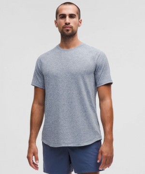 μπλουζακια Lululemon License to Train Short-Sleeve ανδρικα μπλε | Greece-0562749