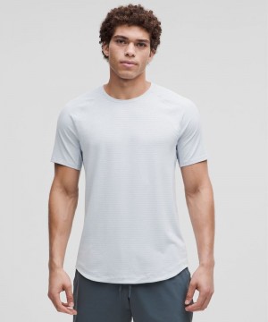 μπλουζακια Lululemon License to Train Short-Sleeve ανδρικα μπλε | Greece-3579640