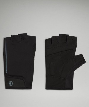 Γαντια Lululemon License to Train Training ανδρικα μαυρα | Greece-1726534