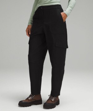 Παντελονι Lululemon Light Utilitech Cargo Pocket High-Rise γυναικεια μαυρα | Greece-7451982