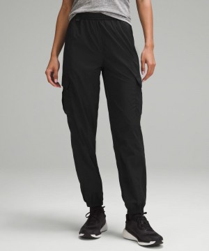 Παντελονι Lululemon Lightweight Cargo Mid-Rise Hiking γυναικεια μαυρα | Greece-7903281