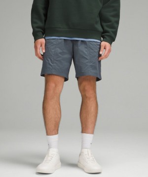 Σορτσ Lululemon Lightweight Cargo Pocket 8" ανδρικα γκρι | Greece-6285493