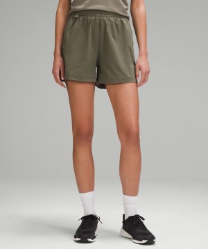 Σορτσ Lululemon Lightweight High-Rise Hiking 4" γυναικεια πρασινο | Greece-3674512