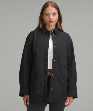 Μπουφαν Lululemon Lightweight Insulated Shirt γυναικεια μαυρα | Greece-0742853