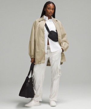 Μπουφαν Lululemon Lightweight Oversized Coaches γυναικεια Χακί | Greece-5723684