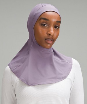 κασκολ Lululemon Lightweight Performance Hijab γυναικεια μωβ γκρι | Greece-2954036