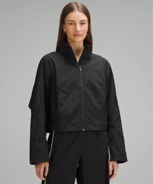 Μπουφαν Lululemon Lightweight Relaxed-Fit Vented γυναικεια μαυρα | Greece-6302894