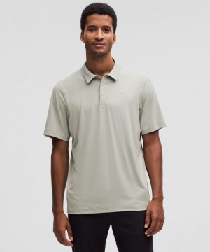 Σορτσ Lululemon Logo Sport Polo Sleeve ανδρικα γκρι | Greece-9051834