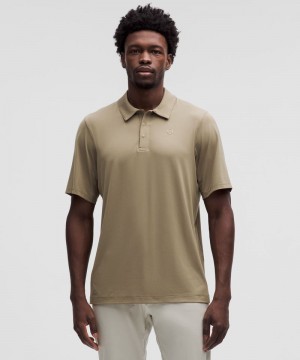 Σορτσ Lululemon Logo Sport Polo Sleeve ανδρικα καφε | Greece-1023567