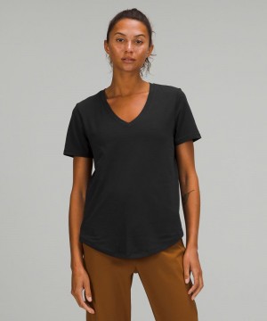 μπλουζακια Lululemon Love V-Neck γυναικεια μαυρα | Greece-2598417