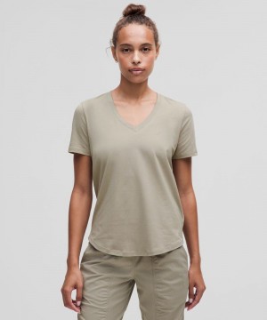 μπλουζακια Lululemon Love V-Neck γυναικεια γκρι | Greece-6581924