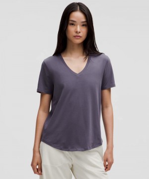 μπλουζακια Lululemon Love V-Neck γυναικεια βαθυ γκρι | Greece-4058126
