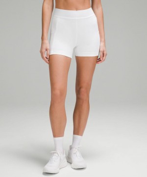 Σορτσ Lululemon Luxtreme High-Rise Tennis 3.5" γυναικεια ασπρα | Greece-8214503
