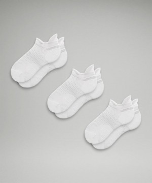 Καλτσεσ Lululemon MacroPillow Tab Running Medium Cushioning γυναικεια ασπρα | Greece-3026549