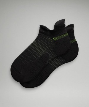 Καλτσεσ Lululemon MacroPillow Tab Running Medium Cushioning ανδρικα μαυρα κίτρινα | Greece-9425830