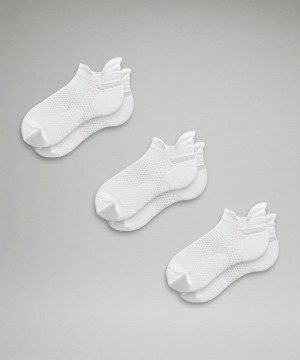 Καλτσεσ Lululemon MacroPillow Tab Running Medium Cushioning ανδρικα ασπρα | Greece-6819407