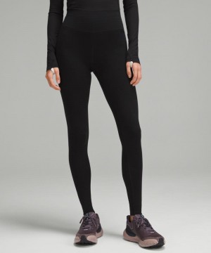 Κολαν Lululemon Merino Wool-Blend Base Layer Tight 28" γυναικεια μαυρα | Greece-8263741