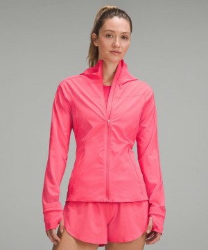 Μπουφαν Lululemon Mist Over Windbreaker γυναικεια ροζ | Greece-6471905