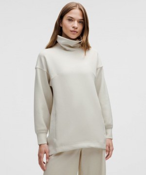 Πουλόβερ Lululemon Modal-Blend Turtleneck Tunic γυναικεια Μπεζ | Greece-6149250