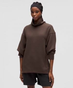 Πουλόβερ Lululemon Modal-Blend Turtleneck Tunic γυναικεια σοκολάτα | Greece-5879064