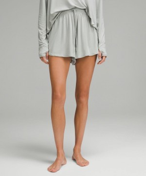 Σορτσ Lululemon Modal High-Rise Relaxed-Fit Lounge 3.5" γυναικεια γκρι | Greece-0831275