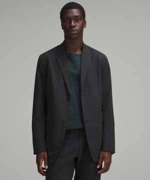 Μπλέιζερ Lululemon New Venture Button-Front ανδρικα μαυρα | Greece-4971068