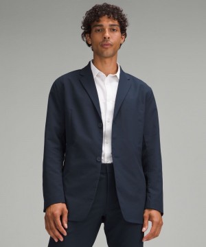 Μπλέιζερ Lululemon New Venture Button-Front ανδρικα σκουρο μπλε | Greece-1803762