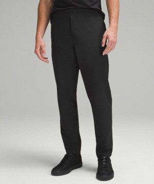 Παντελονι Lululemon New Venture Classic-Tapered Fit Pique ανδρικα μαυρα | Greece-6730815