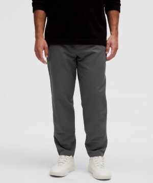 Παντελονι Lululemon New Venture Classic-Tapered Fit Pique ανδρικα βαθυ γκρι | Greece-0648953