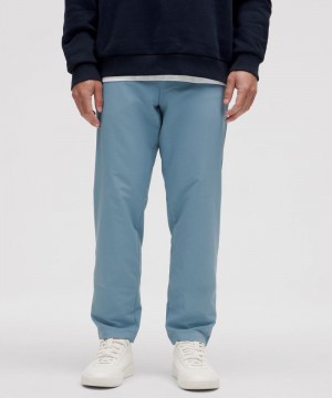Παντελονι Lululemon New Venture Classic-Tapered Fit Pique ανδρικα μπλε | Greece-9487362