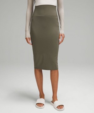 φουστεσ Lululemon Nulu Slim-Fit High-Rise γυναικεια πρασινο | Greece-4257601