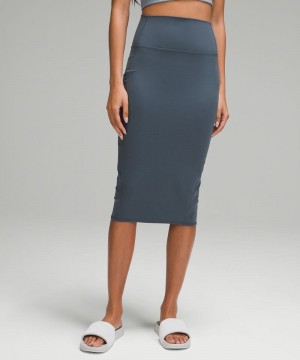 φουστεσ Lululemon Nulu Slim-Fit High-Rise γυναικεια μπλε | Greece-1948360