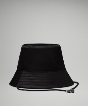 καπελα Lululemon Nylon Bucket ανδρικα μαυρα | Greece-1096458