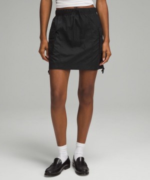 φουστεσ Lululemon Nylon Cargo Mini γυναικεια μαυρα | Greece-3268157