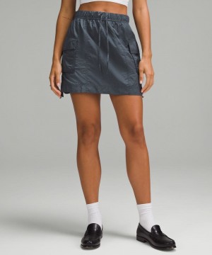 φουστεσ Lululemon Nylon Cargo Mini γυναικεια γκρι | Greece-9865742