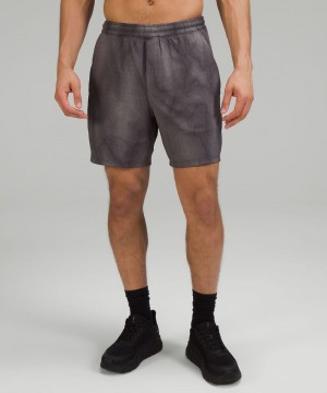 Σορτσ Lululemon Pace Breaker Classic Linerless 7” ανδρικα καμουφλάζ βαθυ γκρι Πολύχρωμο | Greece-9720413