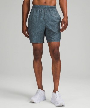 Σορτσ Lululemon Pace Breaker Classic Linerless 7” ανδρικα μπλε Πολύχρωμο | Greece-6784521