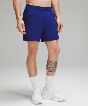 Σορτσ Lululemon Pace Breaker Lined 5" ανδρικα μπλε | Greece-3674189