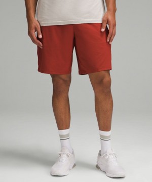 Σορτσ Lululemon Pace Breaker Lined 9" ανδρικα πορτοκαλι | Greece-0736295