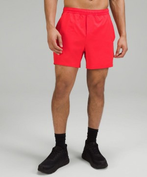 Σορτσ Lululemon Pace Breaker Linerless 5" ανδρικα κοκκινα | Greece-9083426