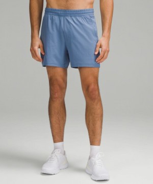 Σορτσ Lululemon Pace Breaker Linerless 5" ανδρικα μπλε | Greece-1027365