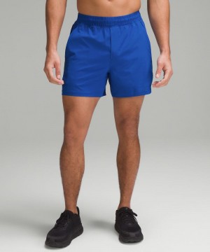 Σορτσ Lululemon Pace Breaker Linerless 5" ανδρικα μπλε | Greece-6780135