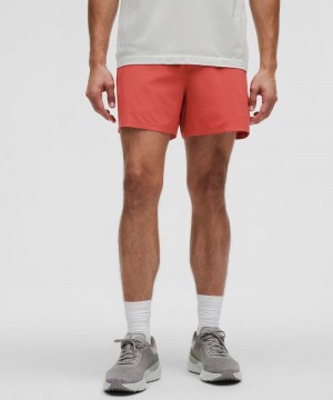 Σορτσ Lululemon Pace Breaker Linerless 5" ανδρικα ροζ | Greece-1637428