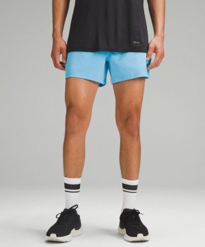 Σορτσ Lululemon Pace Breaker Linerless 5" ανδρικα μπλε ανοιχτο | Greece-4816573