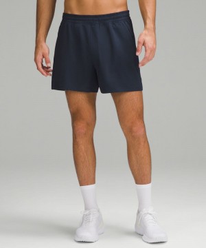 Σορτσ Lululemon Pace Breaker Linerless 5" ανδρικα σκουρο μπλε | Greece-8931075