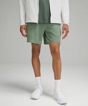 Σορτσ Lululemon Pace Breaker Linerless 7" *Wash ανδρικα ανοιχτο μπλε βαθυ πρασινο | Greece-3615897