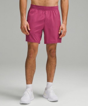 Σορτσ Lululemon Pace Breaker Linerless 7" ανδρικα μωβ | Greece-7593168