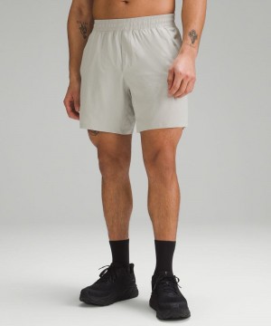 Σορτσ Lululemon Pace Breaker Linerless 7" ανδρικα γκρι | Greece-9701582