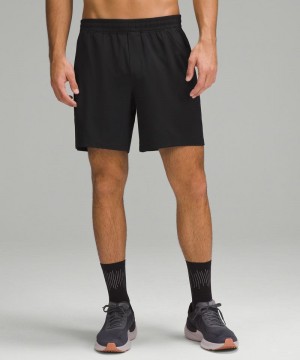 Σορτσ Lululemon Pace Breaker Linerless 7" ανδρικα μαυρα | Greece-9682507