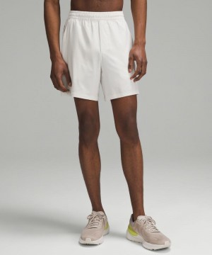 Σορτσ Lululemon Pace Breaker Linerless 7" ανδρικα Μπεζ | Greece-4967580